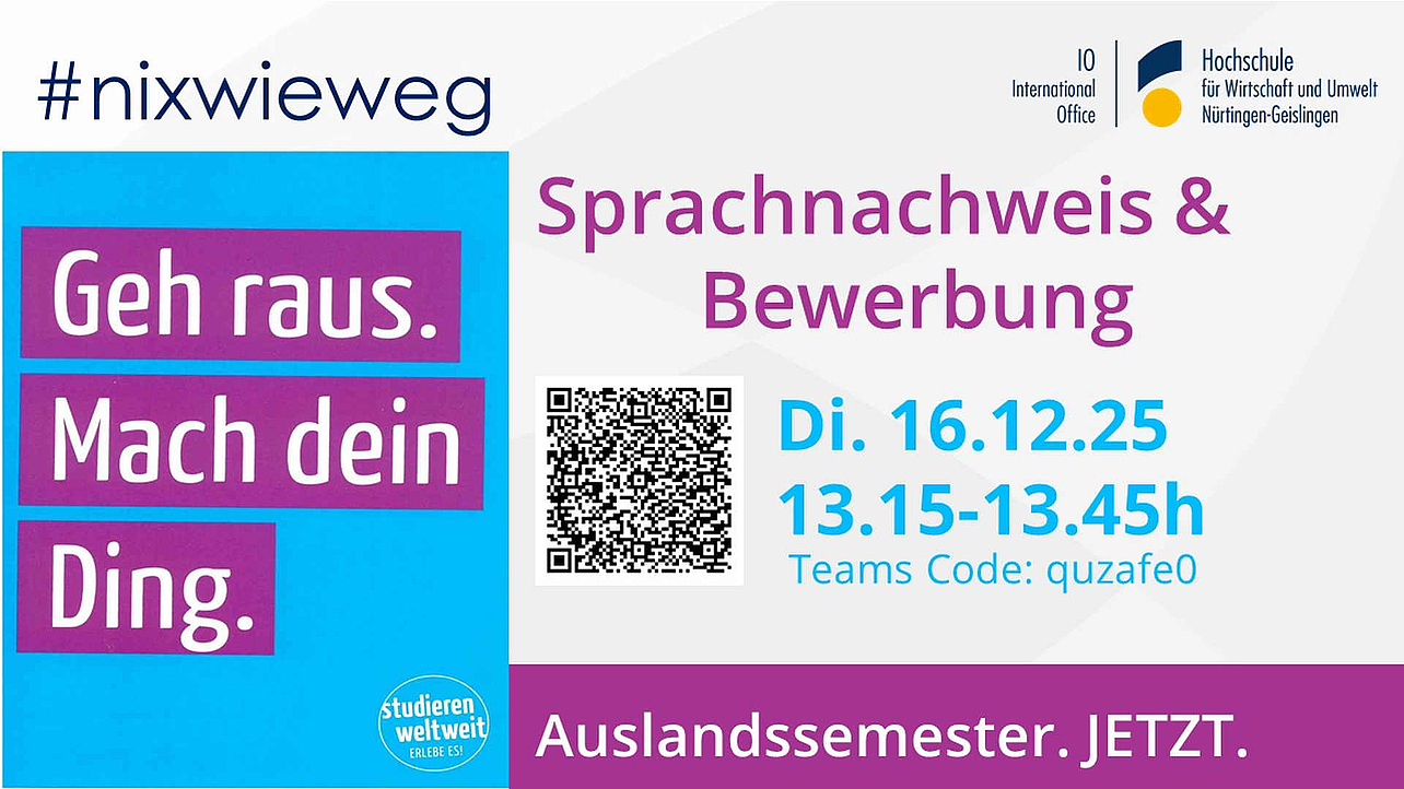 Plakat "Sprachnachweis & Bewerbung"