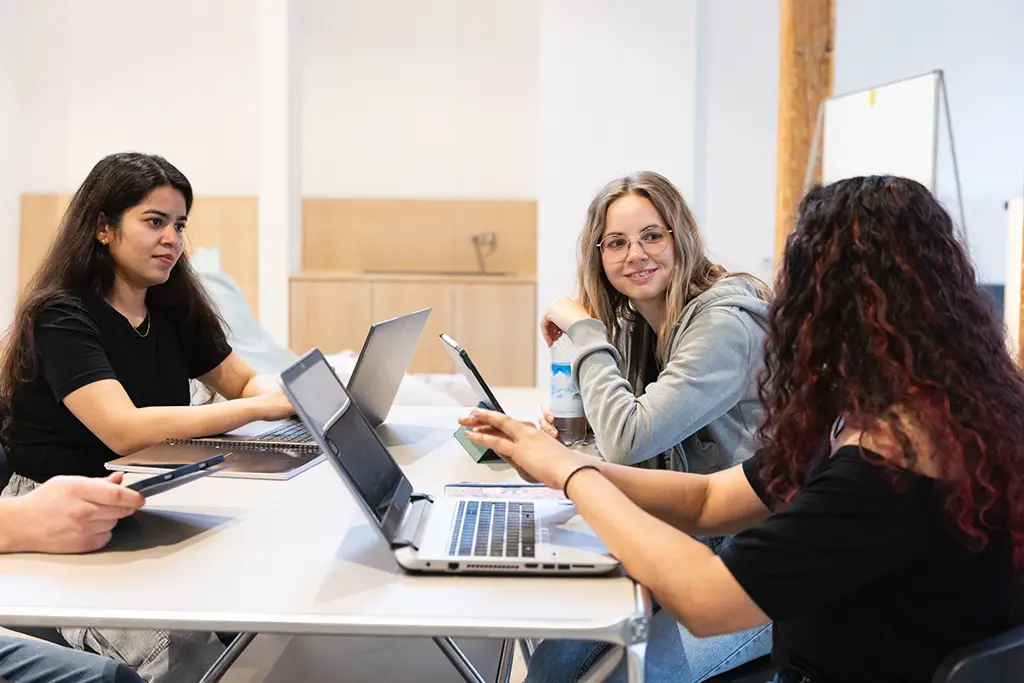 Students in a learning situation
